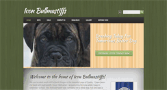 Desktop Screenshot of iconbullmastiffs.com