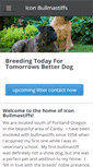 Mobile Screenshot of iconbullmastiffs.com