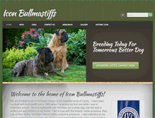 Tablet Screenshot of iconbullmastiffs.com
